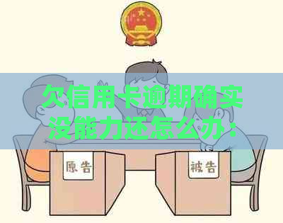 欠信用卡逾期确实没能力还怎么办：刑事责任与解决途径