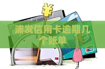 浦发信用卡逾期几个账单