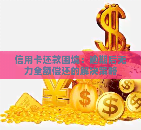 信用卡还款困境：逾期后无力全额偿还的解决策略