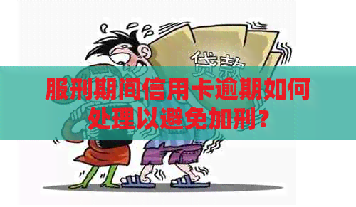 服刑期间信用卡逾期如何处理以避免加刑？