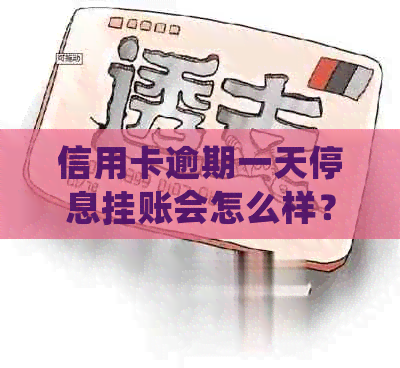 信用卡逾期一天停息挂账会怎么样？ 2021年逾期一天的处理方法及利息计算