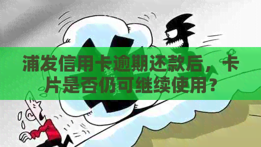 浦发信用卡逾期还款后，卡片是否仍可继续使用？