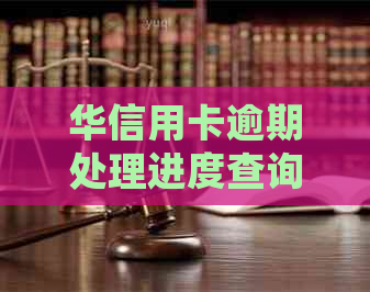 华信用卡逾期处理进度查询全指南：如何了解还款情况、逾期影响及解决方案