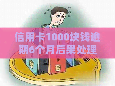 信用卡1000块钱逾期6个月后果处理方法全解析