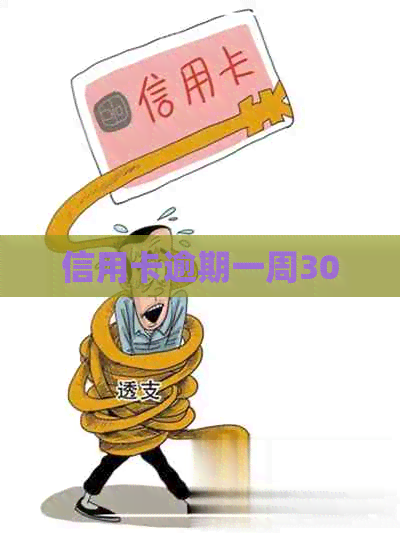 信用卡逾期一周300