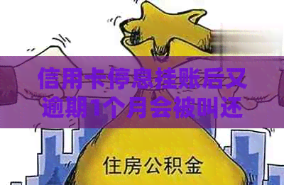 信用卡停息挂账后又逾期1个月会被叫还全款吗？