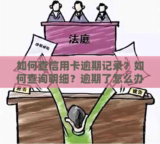 如何查信用卡逾期记录？如何查询明细？逾期了怎么办？