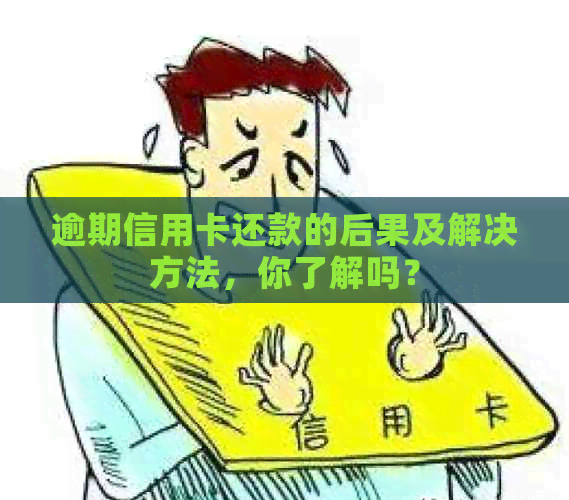 逾期信用卡还款的后果及解决方法，你了解吗？