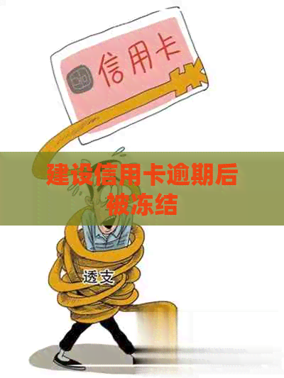 建设信用卡逾期后被冻结