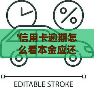 '信用卡逾期怎么看本金应还多少利息和天数'