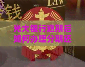 光大银行逾期后如何办理分期还款以避免利息？