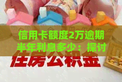 信用卡额度2万逾期半年利息多少：探讨逾期半年的信用卡利息计算及可能后果