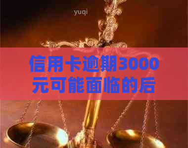 信用卡逾期3000元可能面临的后果及立案时间解析，全面解答用户疑问