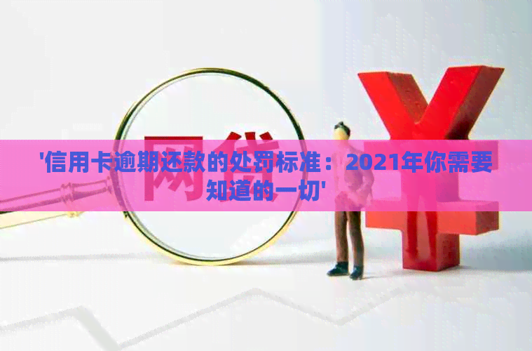 '信用卡逾期还款的处罚标准：2021年你需要知道的一切'