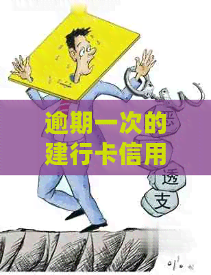 逾期一次的建行卡信用卡会影响贷款吗？如何处理？