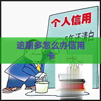 逾期多怎么办信用卡