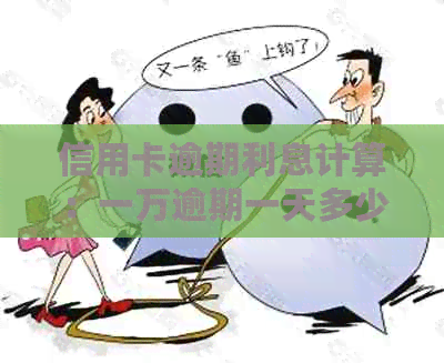 信用卡逾期利息计算：一万逾期一天多少钱？