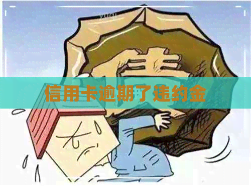 信用卡逾期了违约金