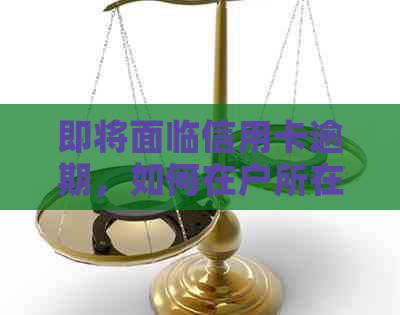 即将面临信用卡逾期，如何在户所在地应对？