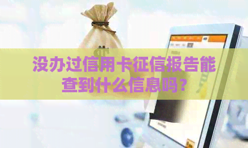 没办过信用卡报告能查到什么信息吗？