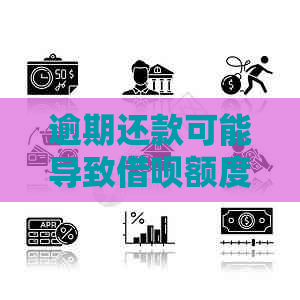 逾期还款可能导致借呗额度受限，进而影响信用卡使用