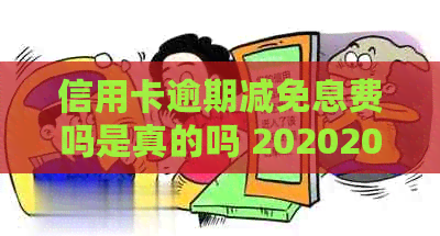 信用卡逾期减免息费吗是真的吗 20202021年标准及政策