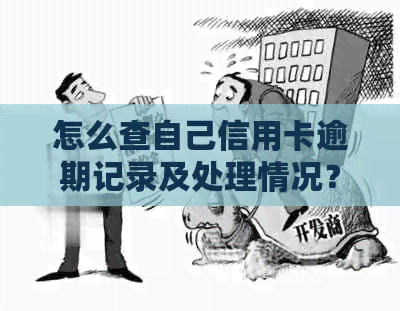 怎么查自己信用卡逾期记录及处理情况？