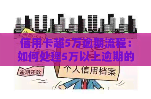 信用卡超5万逾期流程：如何处理5万以上逾期的信用卡债务？