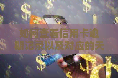 如何查看信用卡逾期记录以及对应的天数？