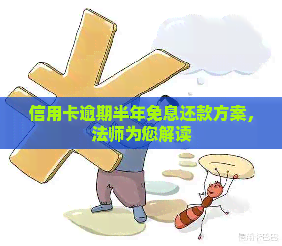 信用卡逾期半年免息还款方案，法师为您解读