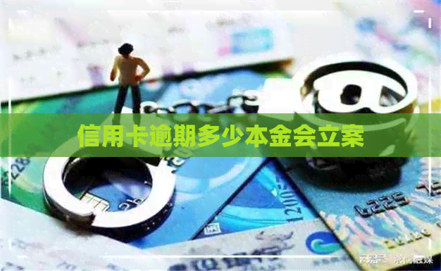 信用卡逾期多少本金会立案