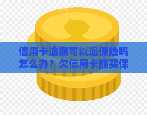 信用卡逾期可以退保险吗怎么办？欠信用卡能买保险吗？