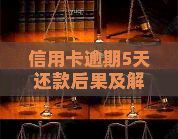 信用卡逾期5天还款后果及解决办法：会影响个人信用吗？如何避免逾期？