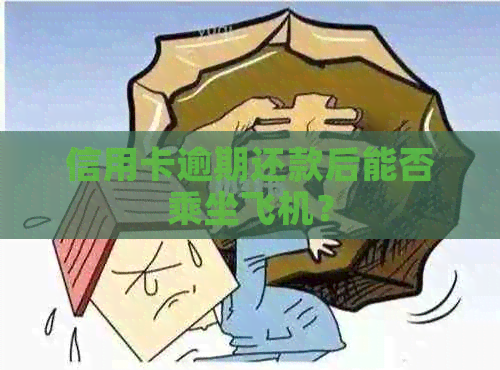 信用卡逾期还款后能否乘坐飞机？