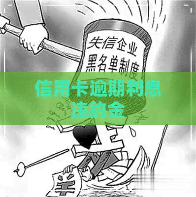 信用卡逾期利息违约金