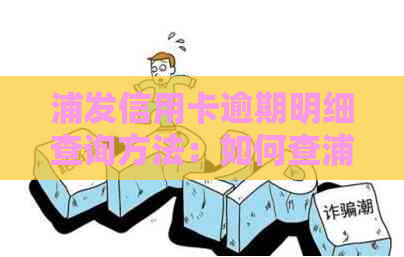 浦发信用卡逾期明细查询方法：如何查浦发信用卡账单明细及逾期记录