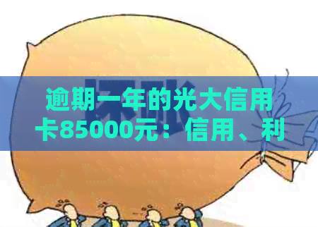 逾期一年的光大信用卡85000元：信用、利息与后果的影响全解析