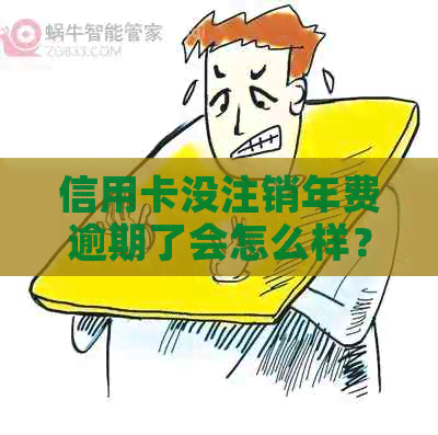 信用卡没注销年费逾期了会怎么样？