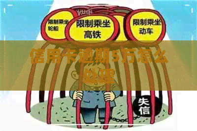 信用卡逾期5万怎么处理