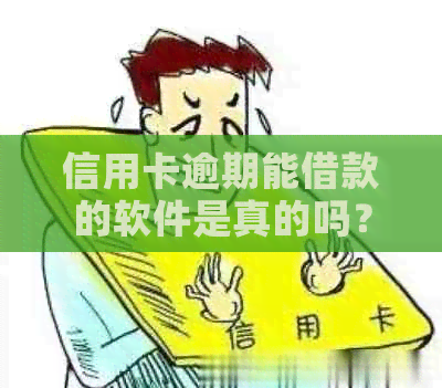 信用卡逾期能借款的软件是真的吗？有没有这种软件？