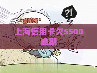 上海信用卡欠5500逾期