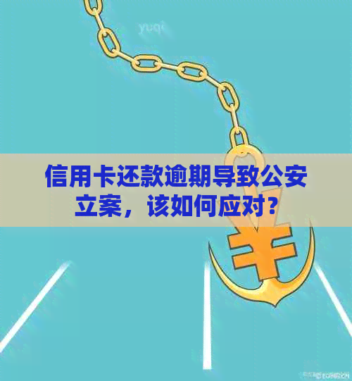 信用卡还款逾期导致公安立案，该如何应对？