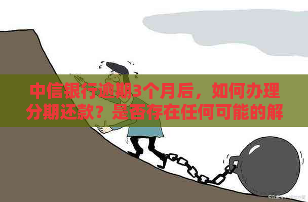 中信银行逾期3个月后，如何办理分期还款？是否存在任何可能的解决方案？