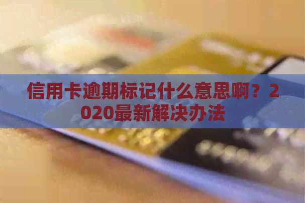 信用卡逾期标记什么意思啊？2020最新解决办法