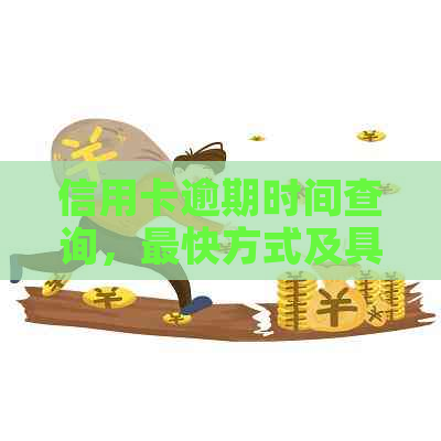 信用卡逾期时间查询，最快方式及具体时间地点。