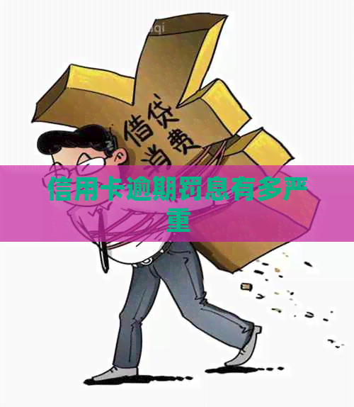 信用卡逾期罚息有多严重