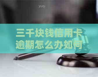 三千块钱信用卡逾期怎么办如何处理？逾期多久会被起诉？