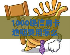 1000块信用卡逾期费用怎么算：逾期一天多少钱？