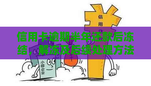 信用卡逾期半年还款后冻结，解冻及后续处理方法