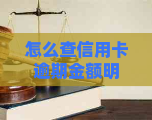 怎么查信用卡逾期金额明细及还款记录，如何快速了解信用卡逾期情况？